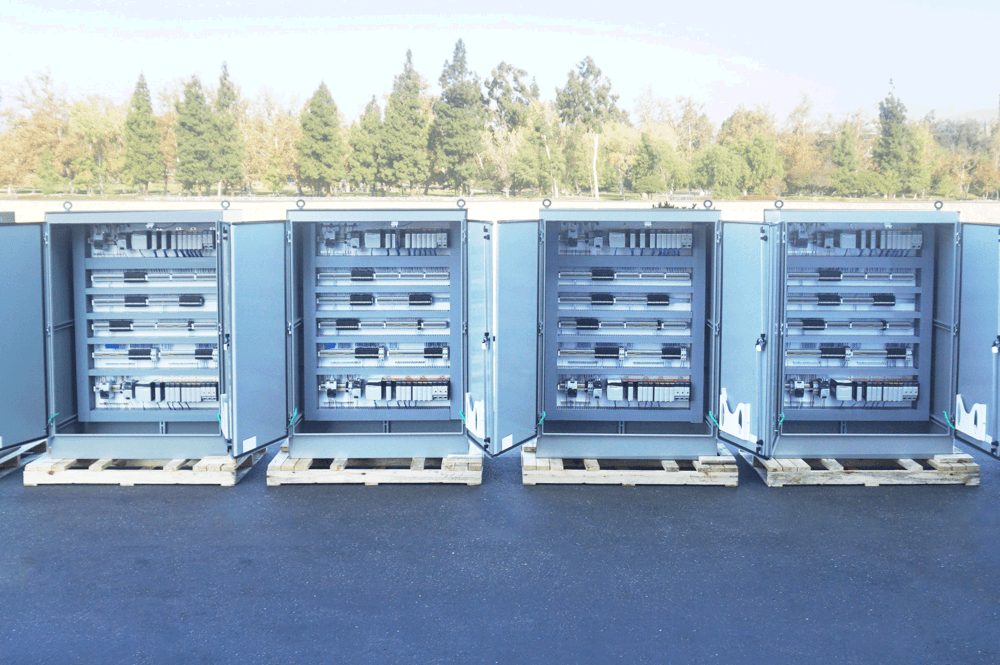 Multiple control panels for large-scale automation