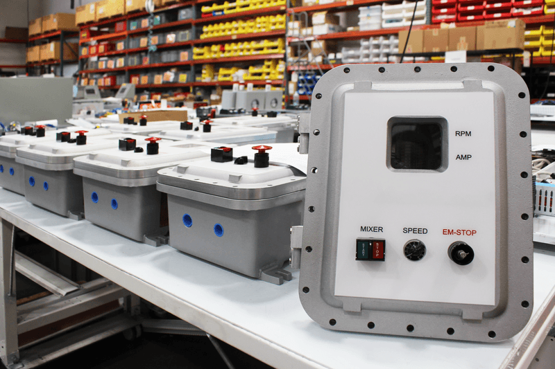 Explosion proof production line